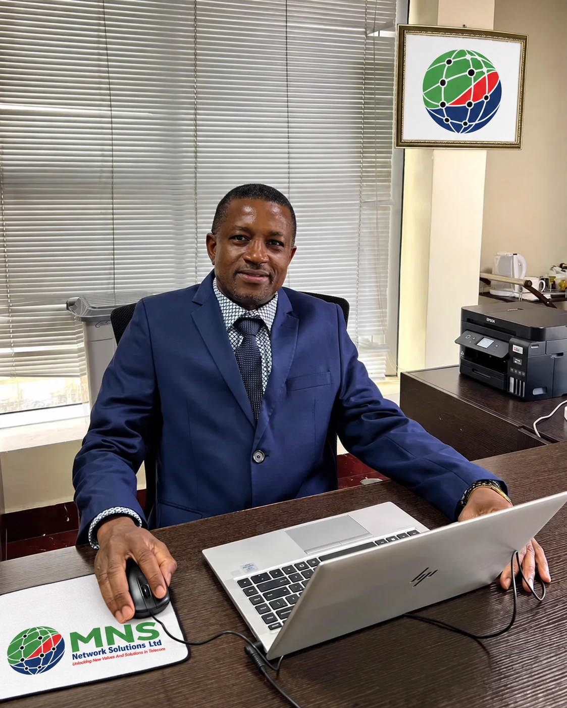 John Linus Matau, Chief Executive Officer of MNS Network Solutions